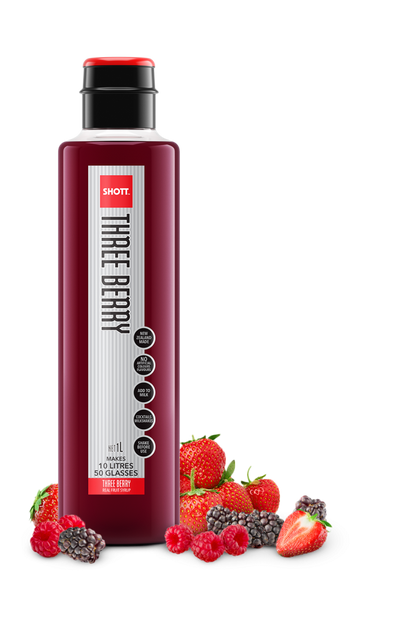 Three Berry Fruit Smoothie Syrup